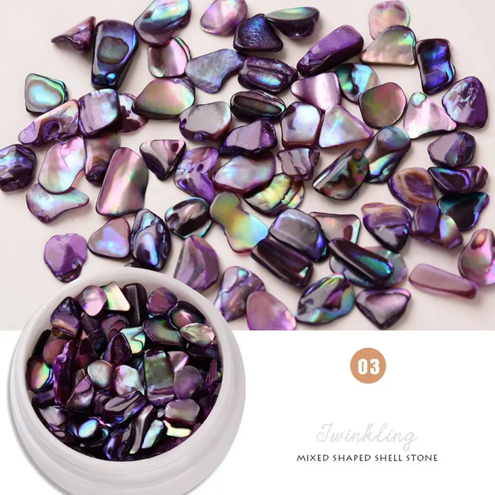 Manicure Accessories Aurora DIY Nail Art Decorations Shell Fragments Ornament Nail Art Abalone Slices Nail Art Shell Slices