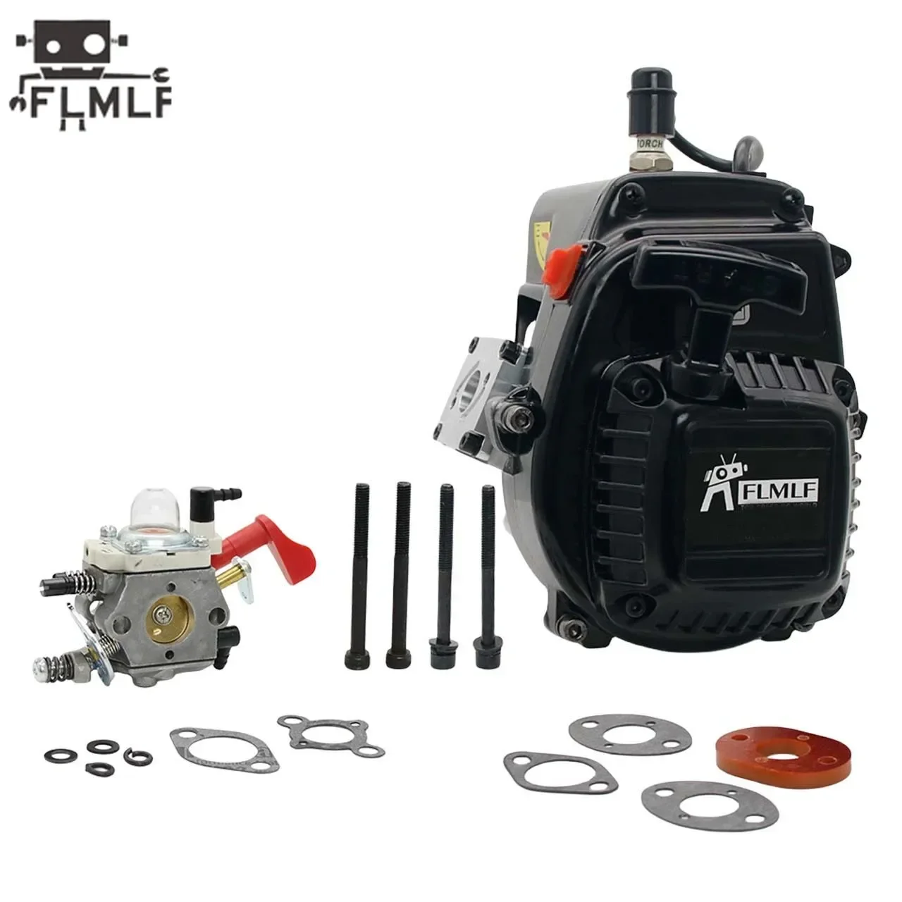 Carro rc 4 parafusos 29cc 30.5cc 32cc pro caixa de palheta de corrida motor a gás para 1/5 hpi rofun km rovan baja lt mcd dbxl fg gopy redcat peças