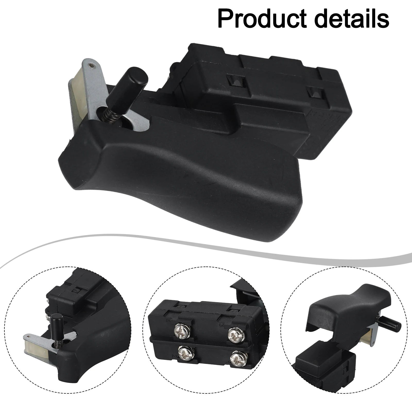 Electric Tool Switch 250V 10A Switch For Power Controlling Plastic And Metal Material Rated Current 10A For Electric Power Tools