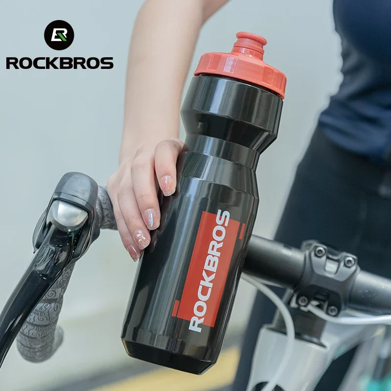 ROCKBROS Cycling Water Bottle 600-750ml MTB Road Bike Water Bottle Holder Squeeze Mug Running Climbing Sports Kettle Bicycle Cup