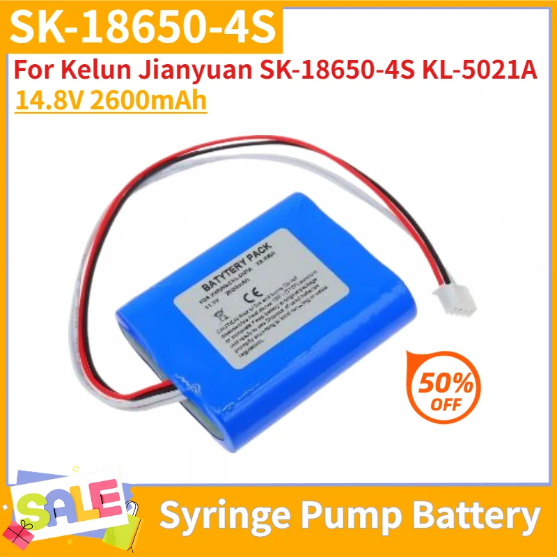 14.8V 2600mAh Battery for Kelun Jianyuan SK-18650-4S KL-5021A Infusion Pump High Quality Replacement Battery