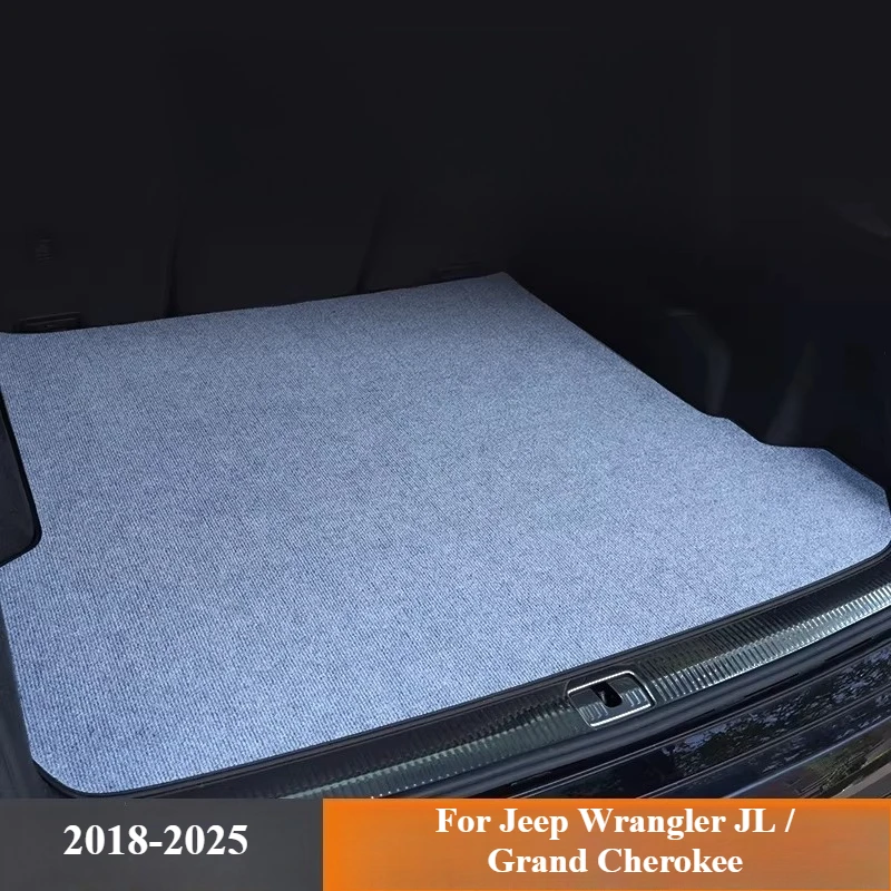 

Heavy Duty Waterproof Boot Liner Trunk Mat for Jeep Wrangler Grand Cherokee 2018-2025 Auto Interior Decoration Parts Cargo Liner