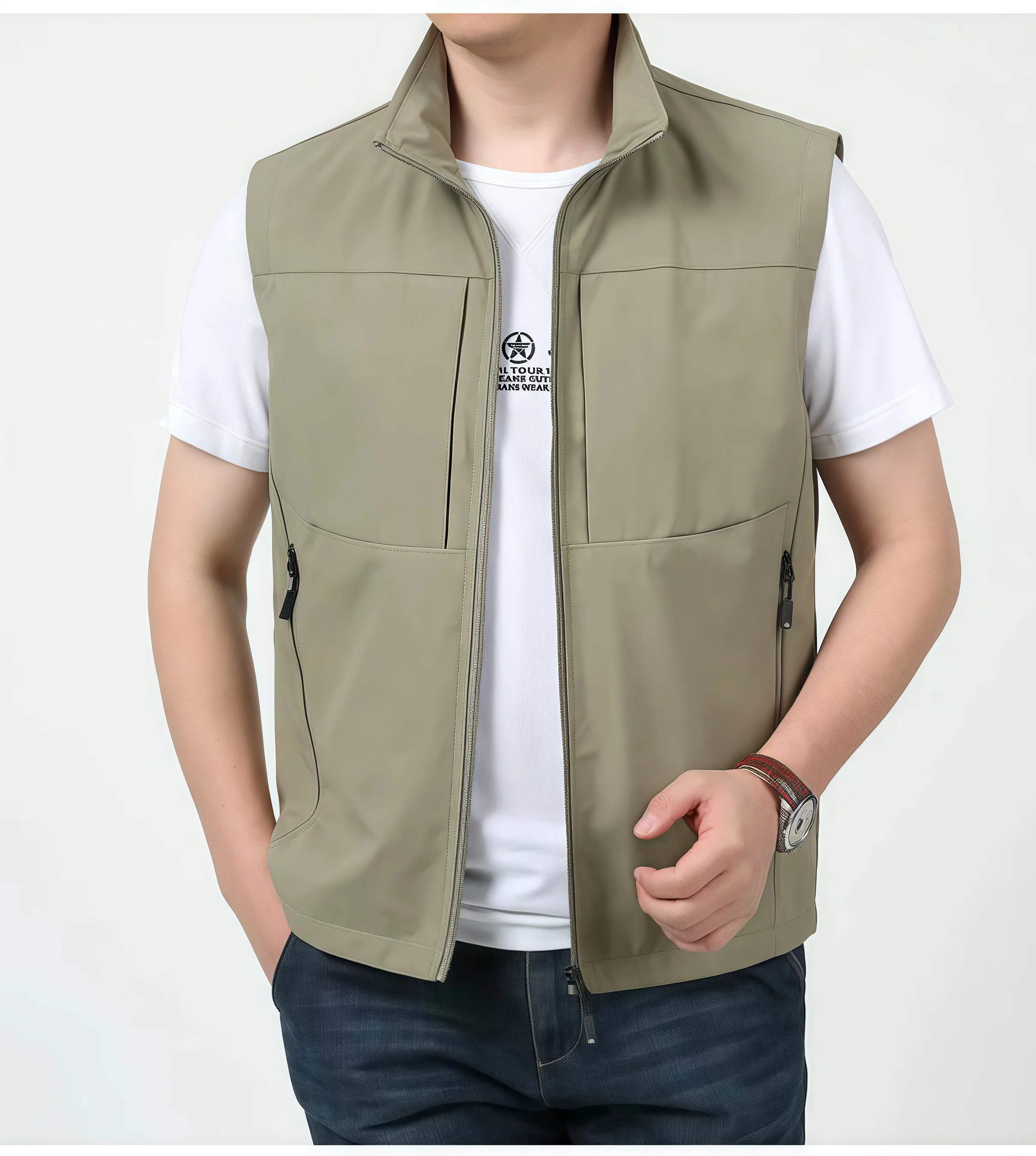เสื้อกั๊กเดินป่า ตกปลา ผู้ชาย - Fishing Vest บทวิจารณ์และราคา