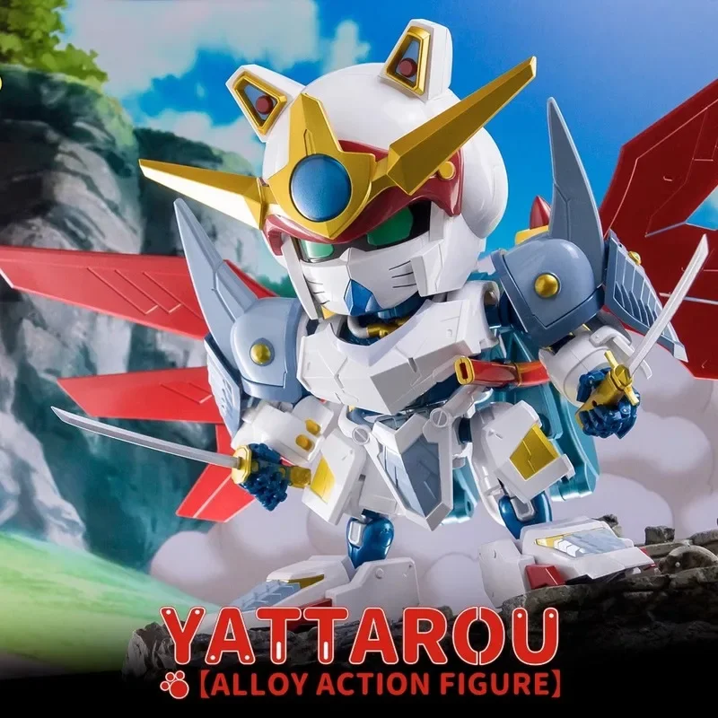 Original Heatboys Yattarou Samurai Pizza Cats Yattarou Movable HB0057 Genuine In Stock Figure Model Toys