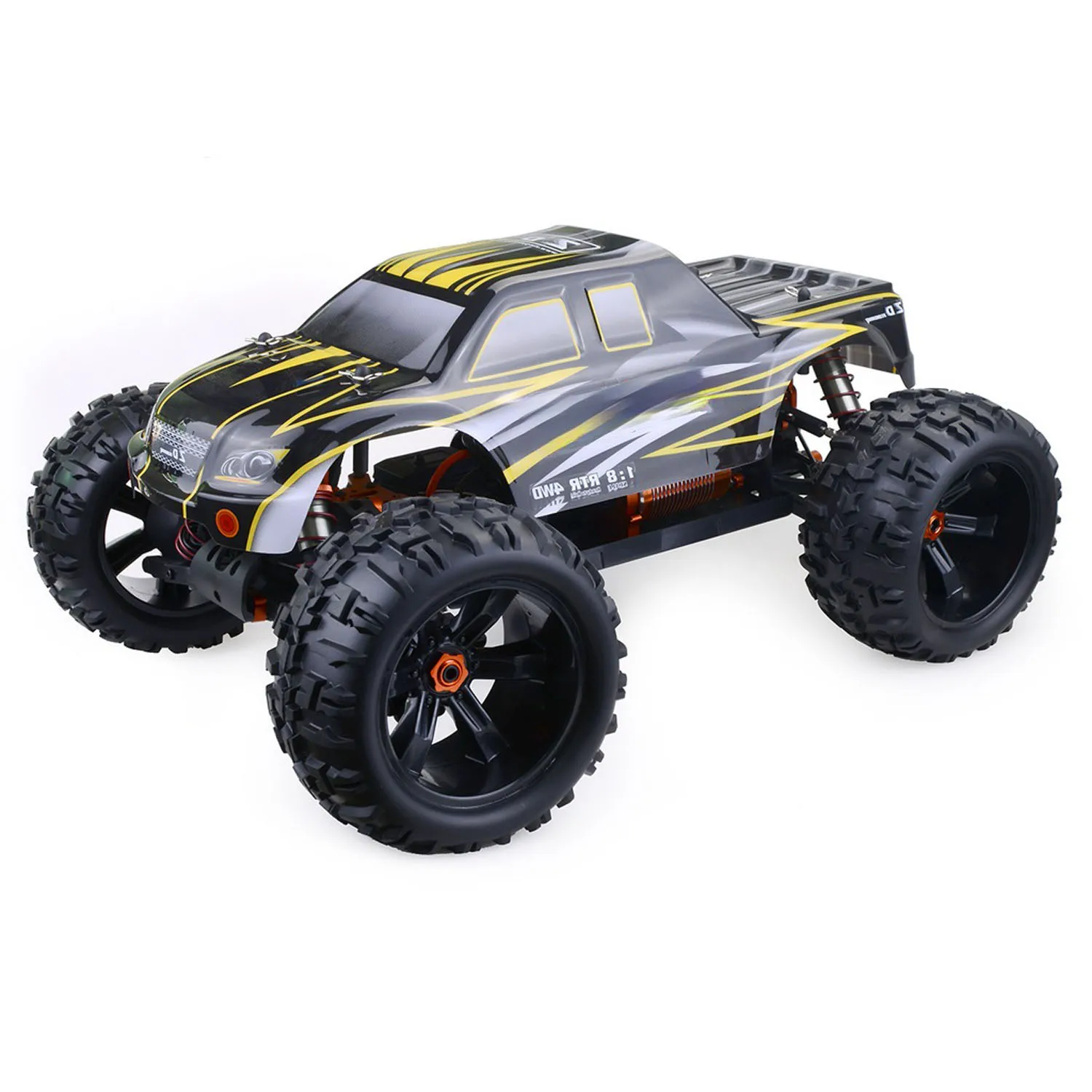 

90KM/H ZD Racing 1/8 Radio Control Monster Truck 9116 V3 High Speed AWD RC Off Road Vehicle RTR Metal Gears Alloy Chasiss