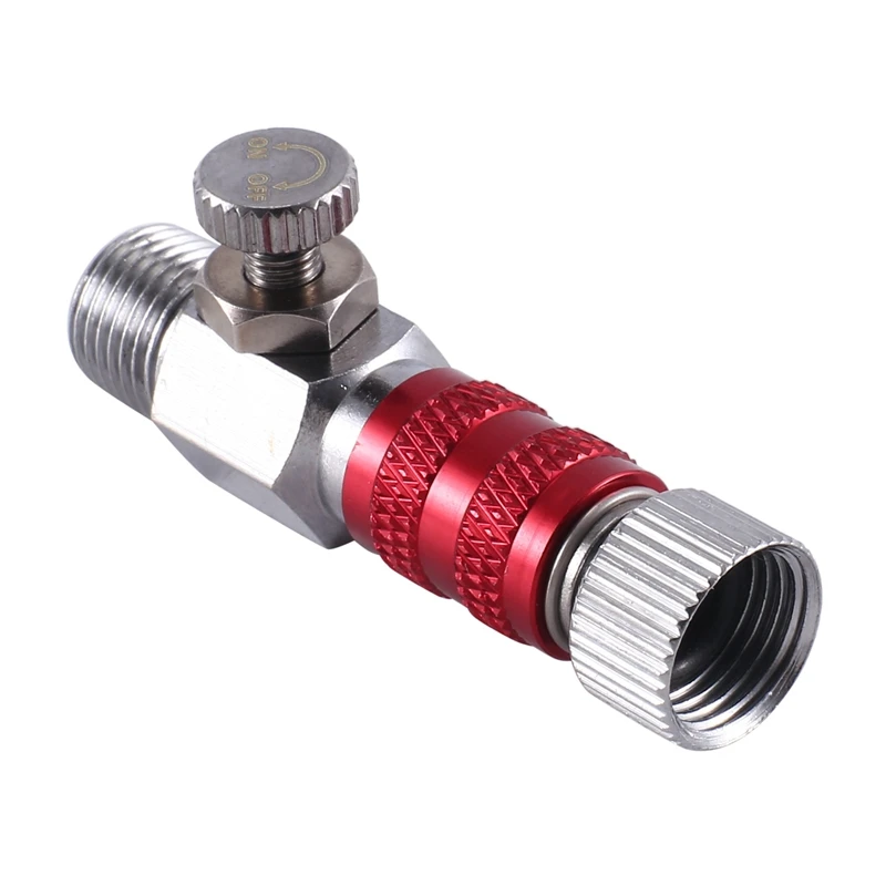 Airbrush Quick Release Air Control Fitting Adapter 1/8 Inch Threaded Hose Connection Adjustment Valve Tool