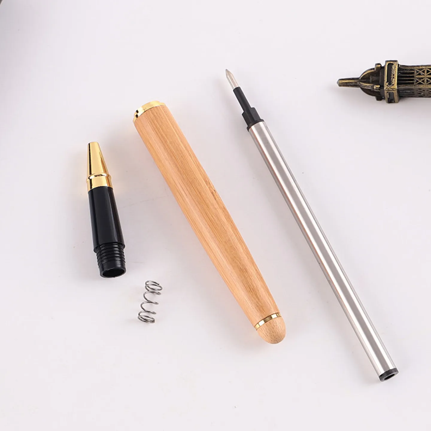 

Деревянная ручка для подписи, студенты отправляют учителям, креативные подарки, шариковая ручка из бамбукового дерева, подарок на день рождения, подарочная коробка, набор школьных принадлежностей