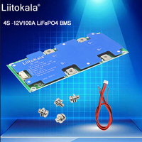 LiitoKala BMS 4S 12V 100A/150A/200A/300A Lithium Iron Phosphate Battery Protection Circuit Board With Balanced Charging