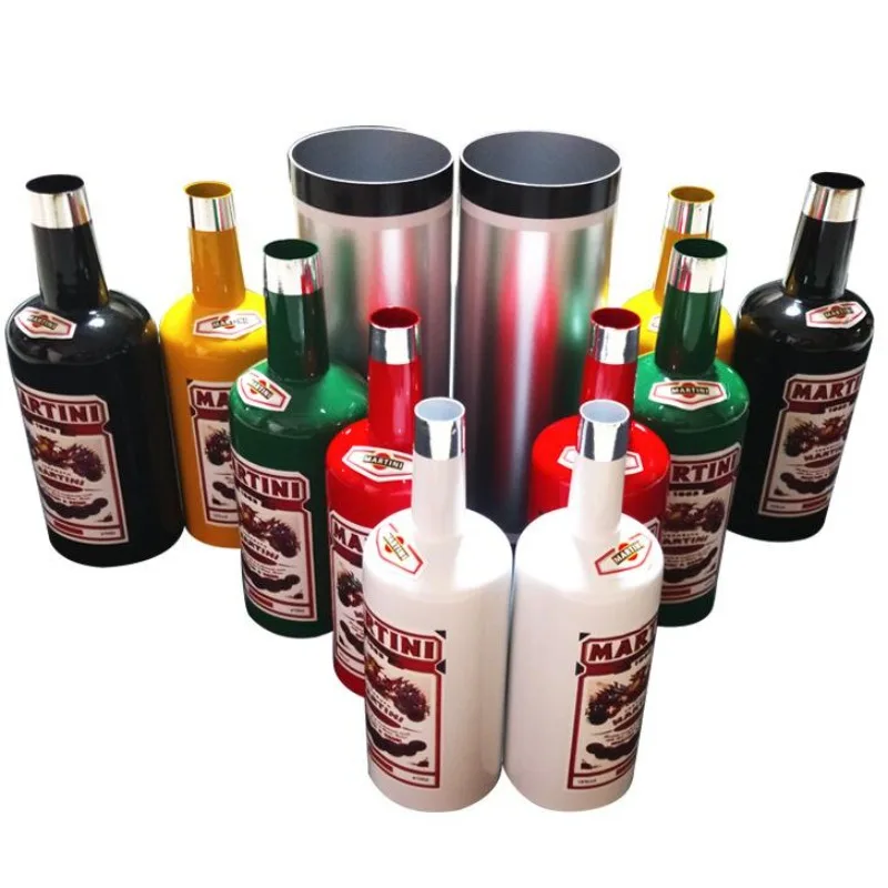 Multiplying Bottles (10 Bottles) Double Tube Magic Trick Bottle & Glass Illusion Stage Magic Props Professional Magician Party
