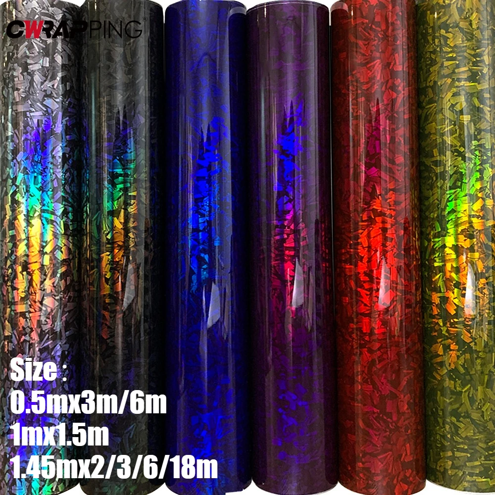 

PET Forged Carbon Wrap Car Vinyl for Motorcycle Air Release Laser Waterproof Car Film Covering Adhesive Film Self-adhesive Fiber