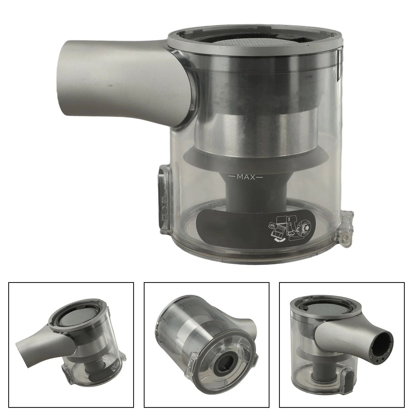 Replacement Dust Cup for Dreame R20 Vacuum Cleaner Featuring Leakproof Structure and Lightweight Design for Easy Handling