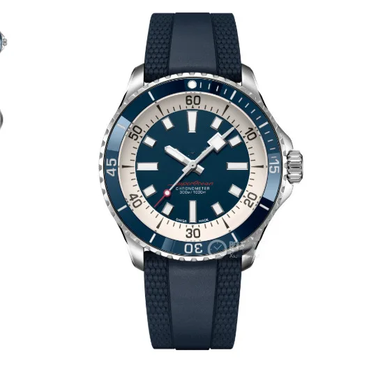 2025 고급 명품 브랜드 슈퍼 오션 남성용 시계 방수 스테인리스 스틸 스포츠 스크류인 패션 남성용 시계 스프링