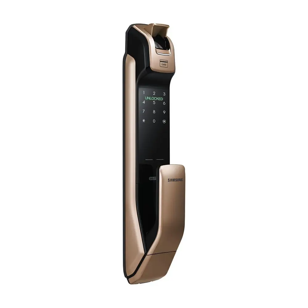 Smart Digital Fingerprint Lock SHP-DP728 Home Automatic Push Pull Handle Anti-theft Door Electronic Password Doorlock