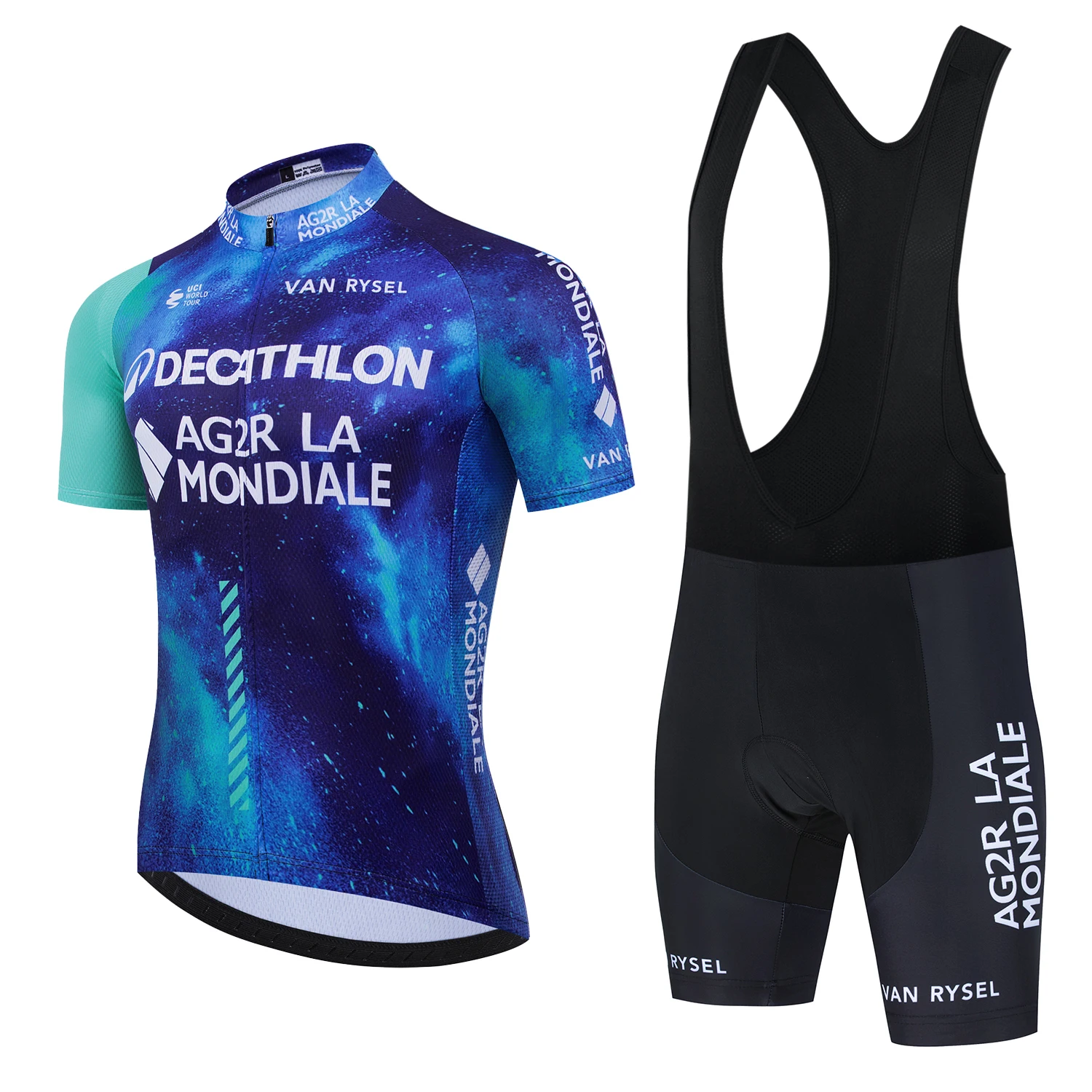 

Sportswear Sports Set AG2R Cycling Jersey Men Mtb Clothing Men's Tricuta Man Outfit Jacket Uniform Shorts Bike Jerseys 2025 Bib