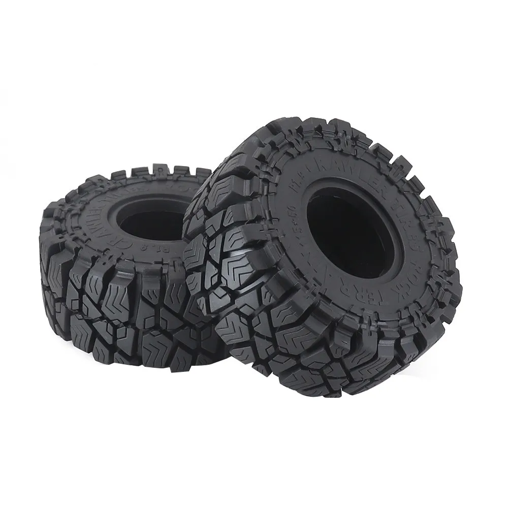 

4pcs For 1:10 Rc Crawler Car Axial Scx10 90046 Axi03007 Trax/as Trx4 Redcat Gen8 Rgt 115 Mm 1.9" Rubber Rock Tyres Wheel Tires