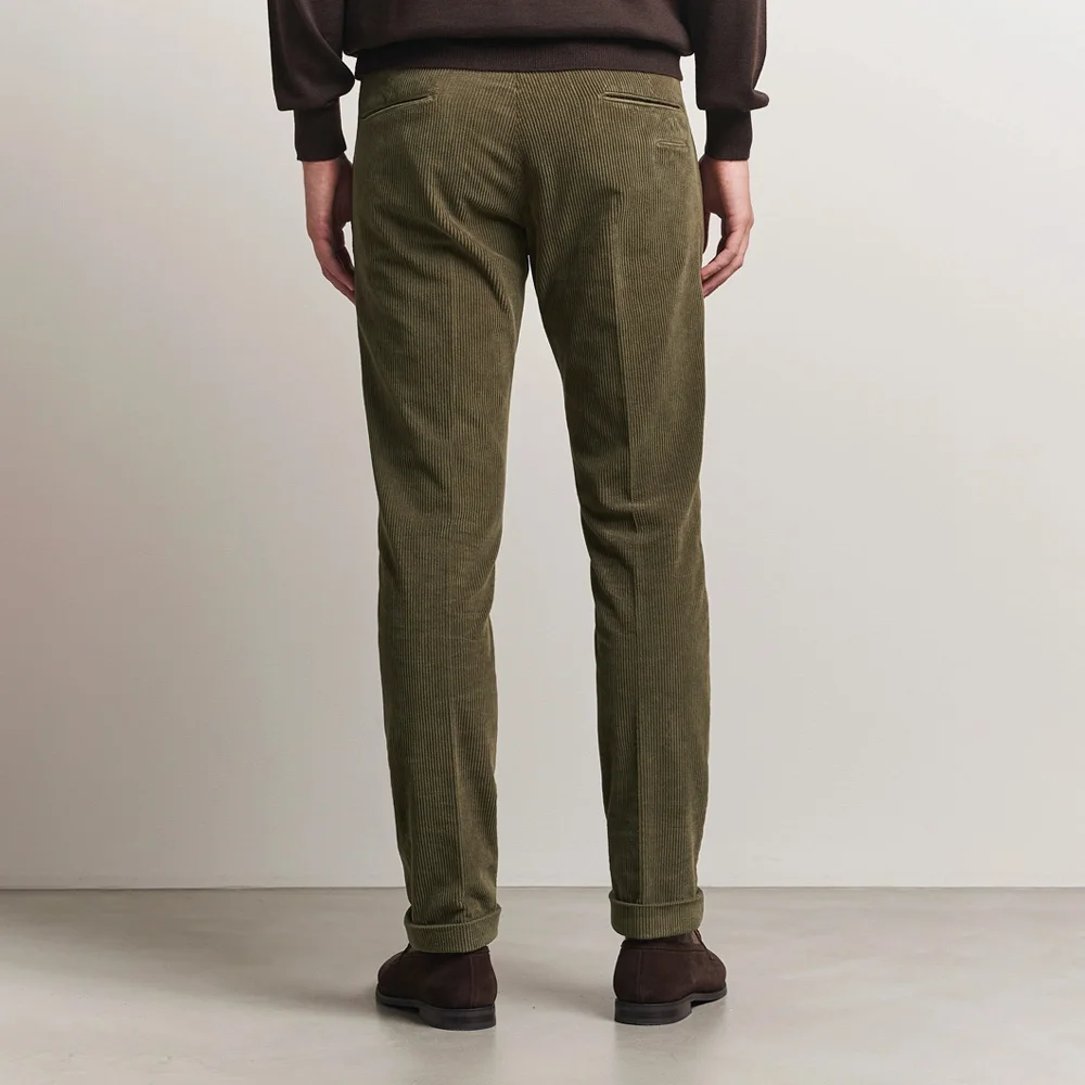 بنطلون رجالي سروال قصير من القماش للرجال ذو ساق مستقيمة للأعمال بنطلون كاجوال خياطة الملابس الكلاسيكية #2