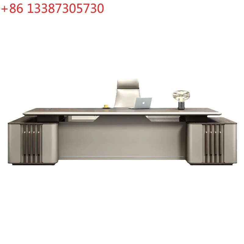 

Simple modern office furniture boss table big desk general manager high-end atmosphere