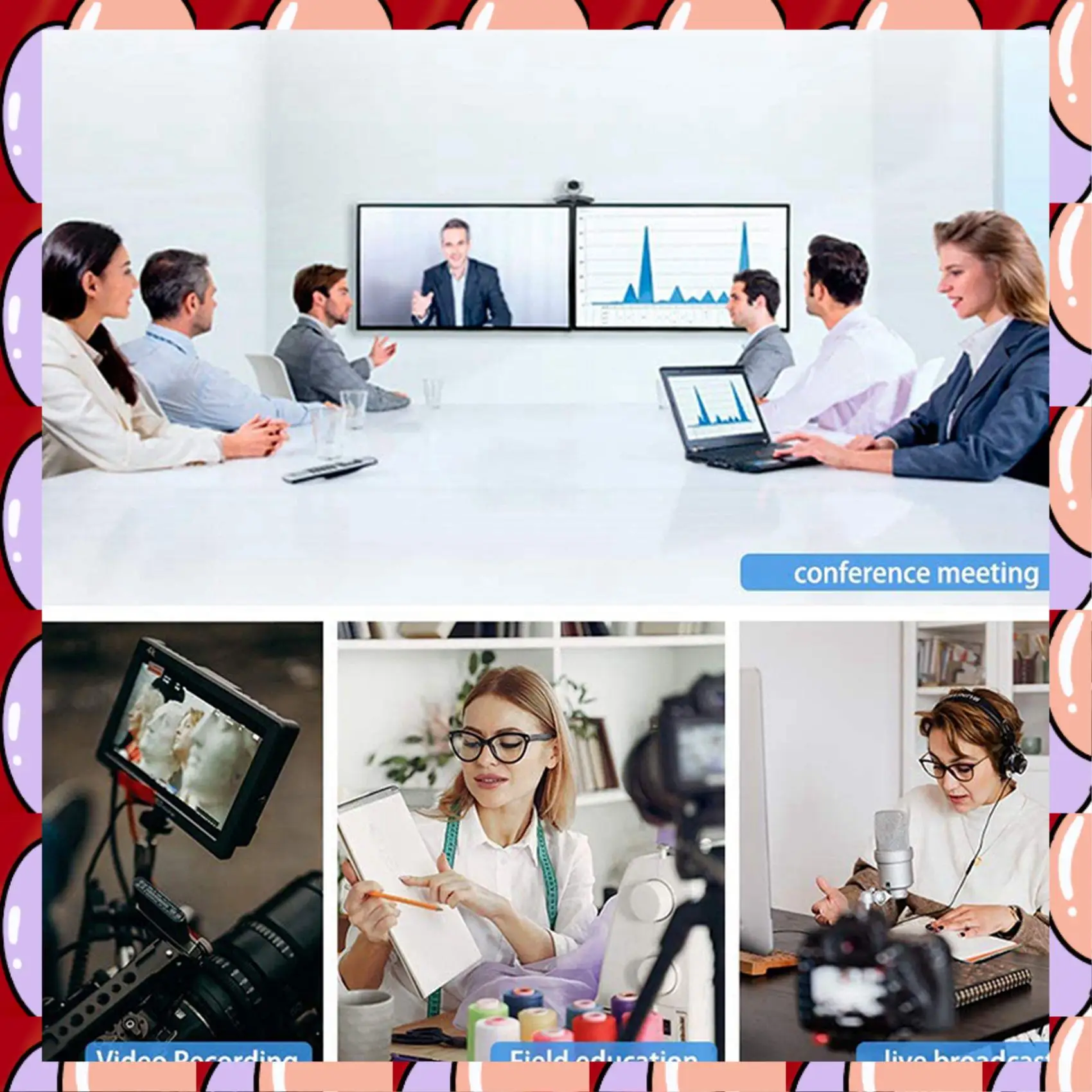 A72Z 2X Video Capture Card To USB 3.0 Full HD 1080P 4K Capture Card Live Streaming And Record