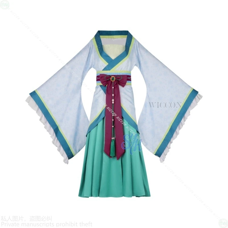 Anime The Apothecary Diaries Cosplay Maomao Banchetto Uniforme Abito lungo verde Stile cinese retrò Hanfu Lolita Festa di Halloween