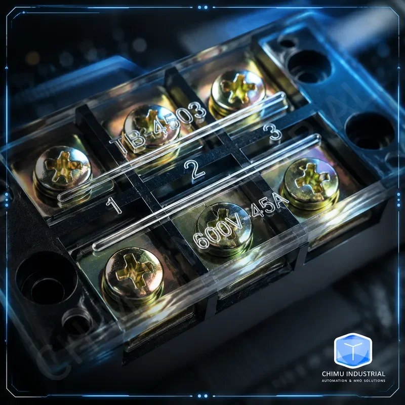 【CHIMU INDUSTRIAL】 for TB-4503 Terminal Block 3 Position 45A Insulated