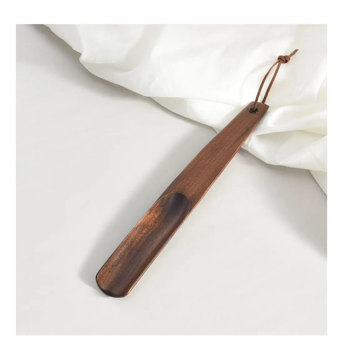 1 Stück hochwertiger Schuhlöffel aus massivem Holz, 15,5–31 cm, mit kurzem Griff, ideal für schwangere Frauen und ältere Menschen, als Schuhlöffel oder Schuhspatel für den Heim- und Hotelgebrauch. – Detail 10