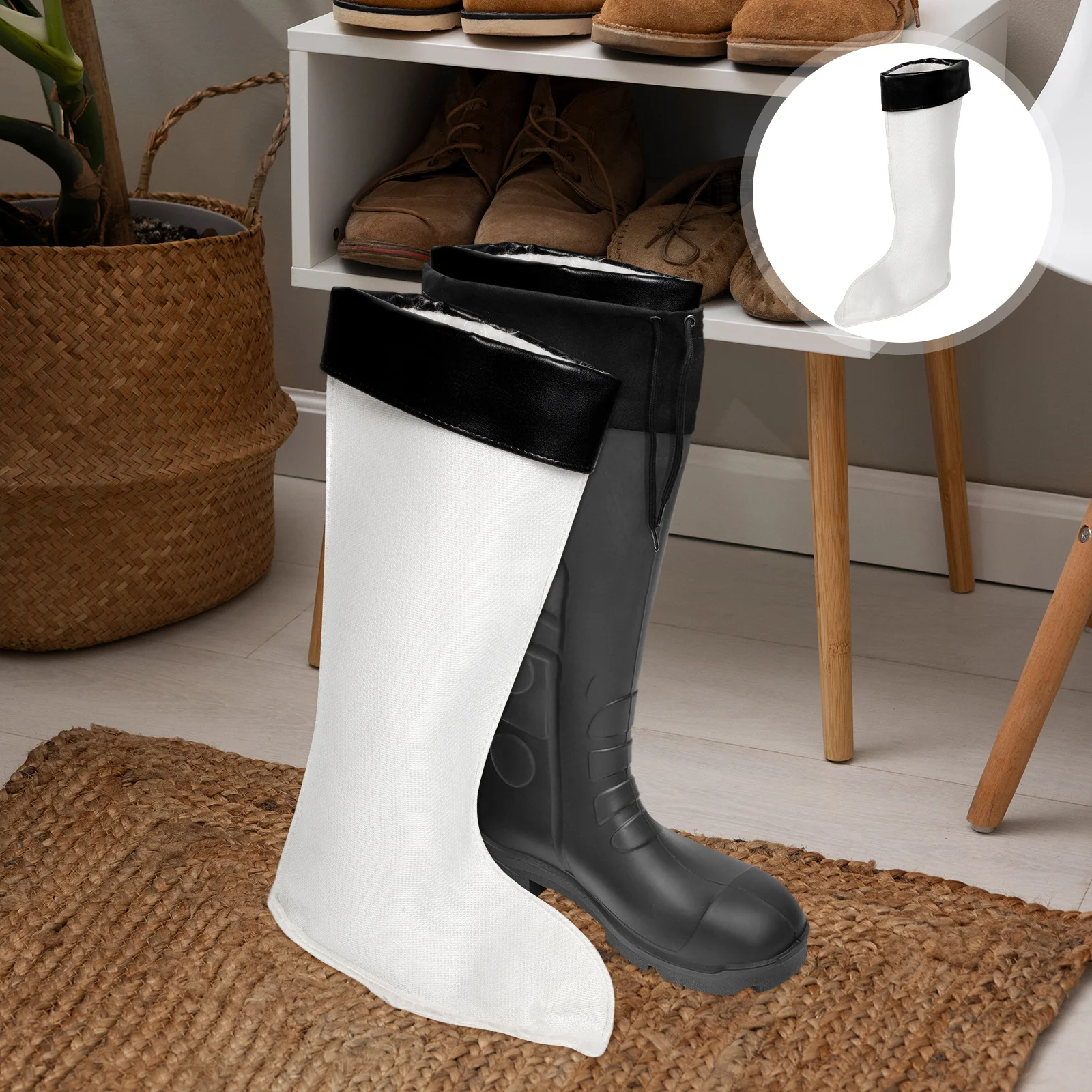 

Warm Rain Boots Hunter Liners for Cold Weather Shoe Thermal Socks Fleece Breathable Eva Women Miss