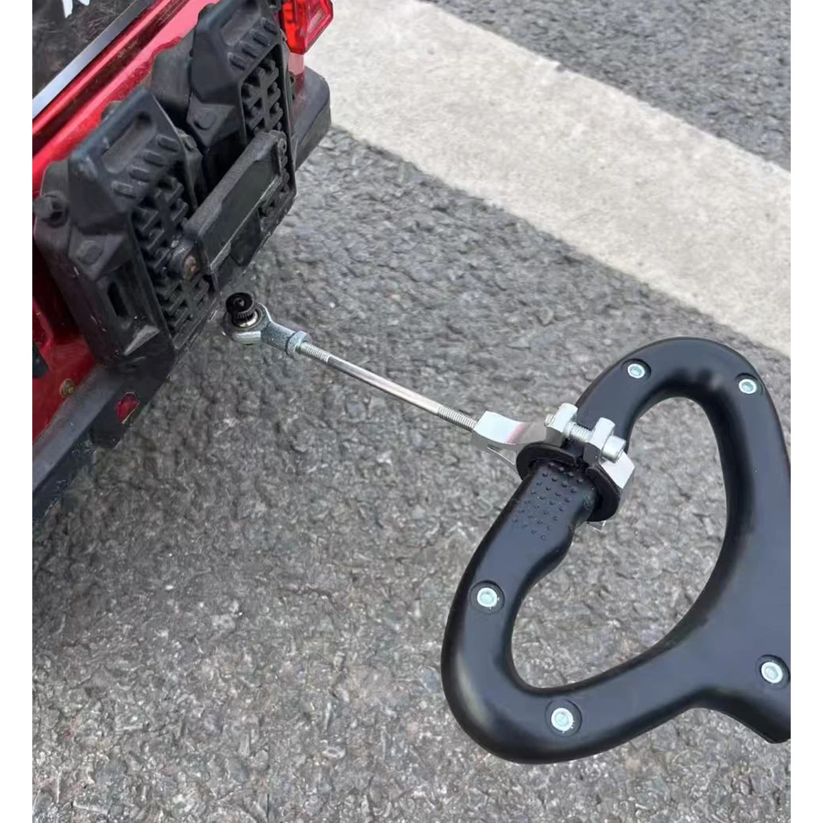 1Pcs Metal Trailer Hook Tow Hooks Camping Vehicle Connecting Rod for 1/10 1/8 1/7 Scale RC Crawler Car Accessories Upgrade Parts