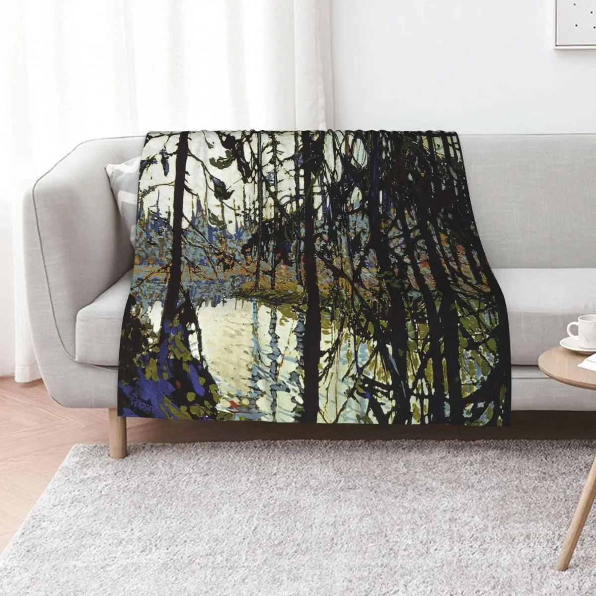 

Tom Thomson - Northern River Throw Blanket Thins Bed Fashionable anime warm for winter Blankets