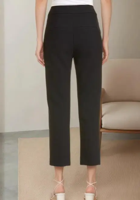 

Autumn New Solid Color High Waisted Pencil Pants for Women, Fashionable Temperament, Elegant Commuting Style, Slim Fit Pants