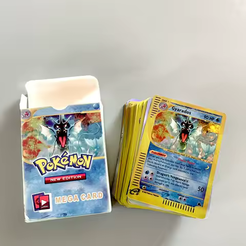 New Pokemon 54pcs MEGA Cards/box English Shining Energy Battle Toys Trading Card Game for Kids Boys Gift