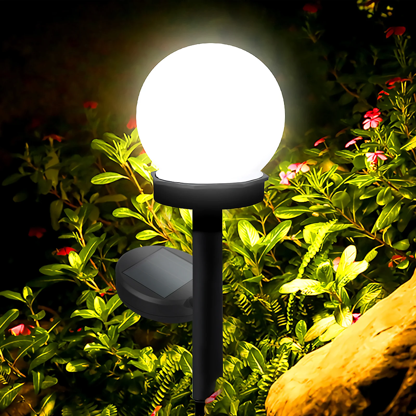 

2 Pcs LED Replacement Solar Panels For Garden Lights Lights Solar Powered Garden Decor Lanterns Outdoor Replacement Panels Light