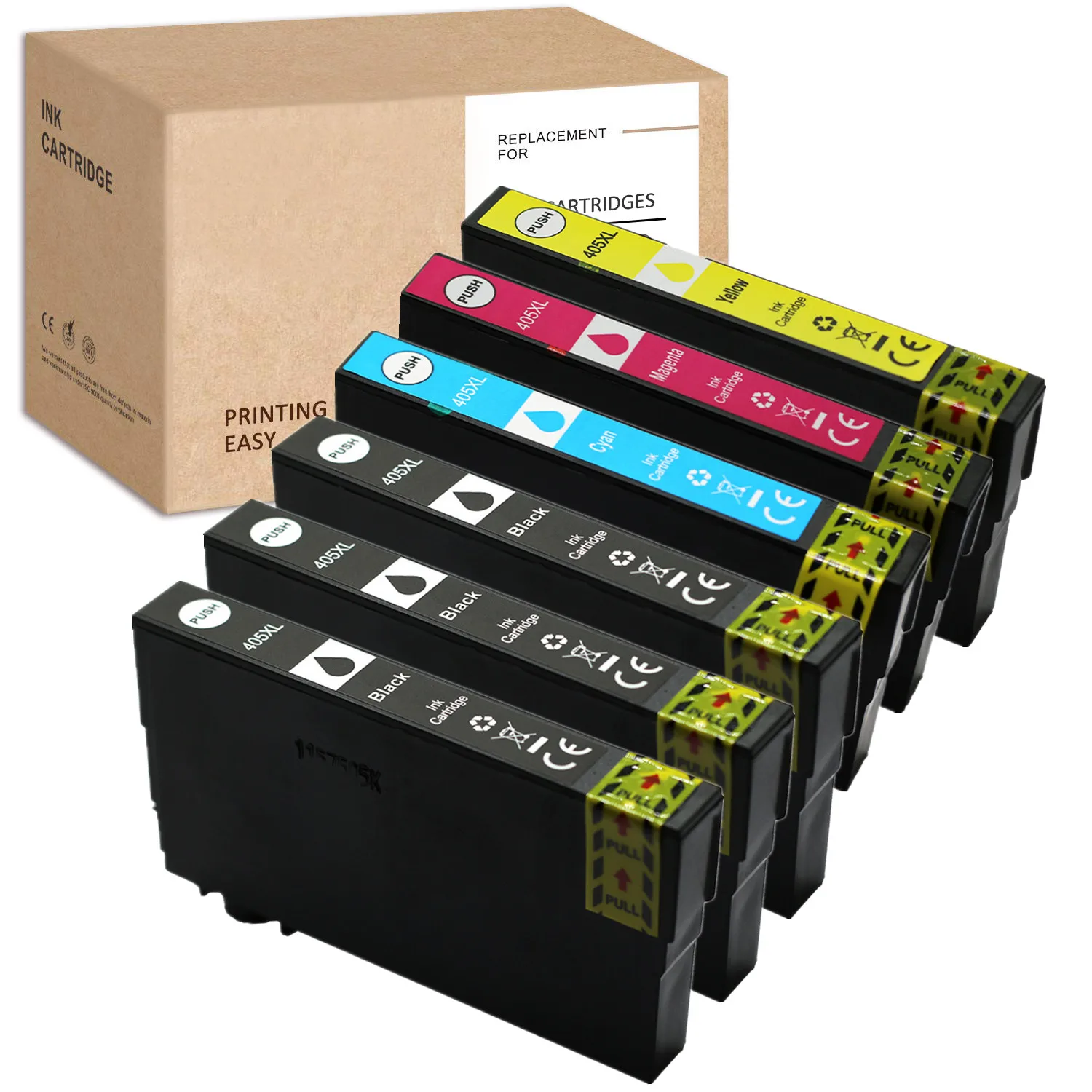 For Epson 405XL 405 XL T405 Ink Cartridge WF-3820DWF/WF-3825DWF/WF-4820DWF/WF-4825DWF/WF-4830DTWF/WF-7830DTWF/7835DTWF/7840DTWF