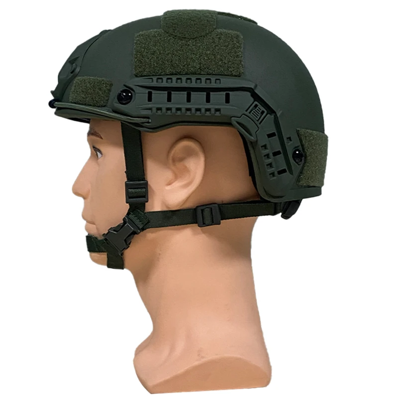 ACH high shear tactical ballistic helmet, PE bulletproof cover, quick suspension pad, NIJ IIIA