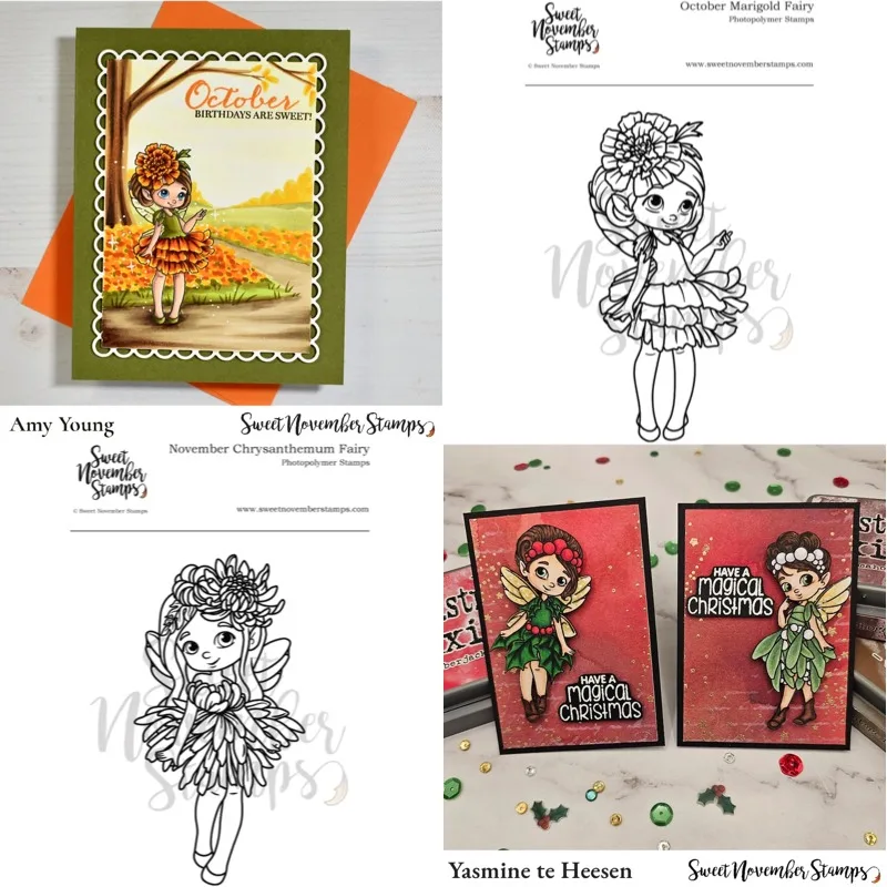 Mistletoe and Holly Fairies Where Are You Clear Silicone Stamps for DIY Scrap Booking Crafts Cut Stencils Maker Photo Album 2026
