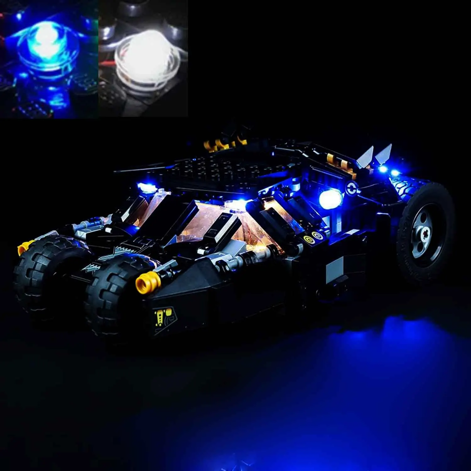 USB Light Kit for Lego Batmobile Tumbler Scarecrow Showdown 76239 -Not include Lego Bricks