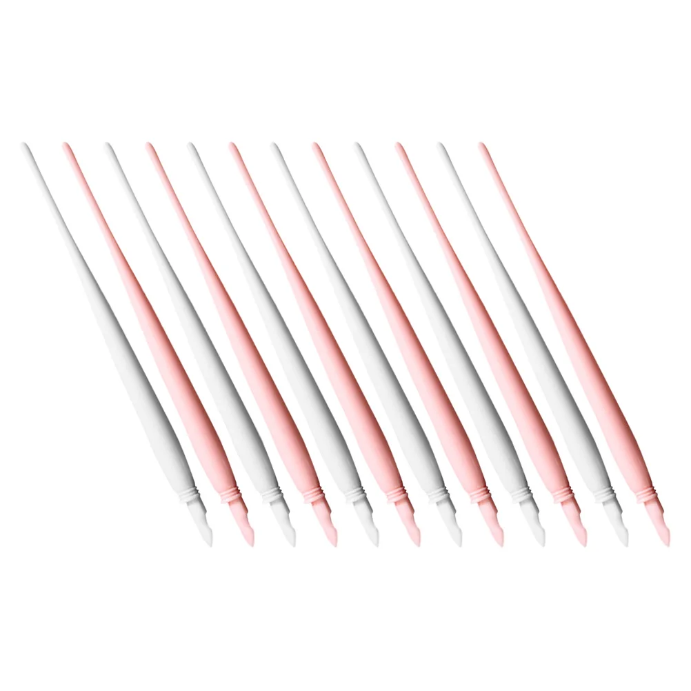 

12pcs Sticks Plastic Art Tools Kids Drawing 6 Colored White 6 Pink Creative Pens City Night Scene Painting