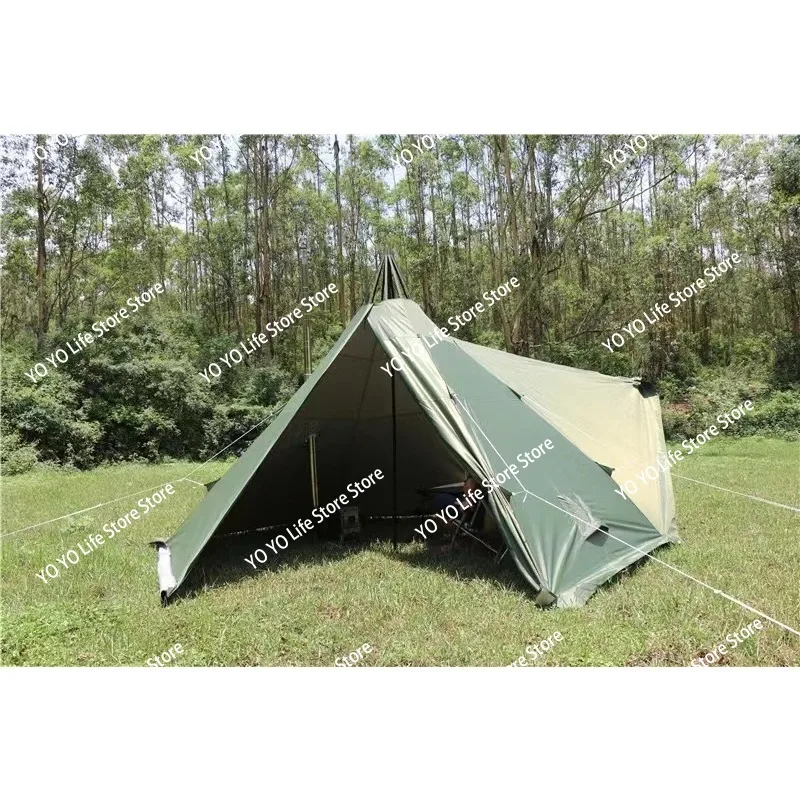 خيمة نفق مقاومة للماء والرياح في الهواء الطلق خيمة سرير مفرد خيمة تخييم لشخص واحد #1