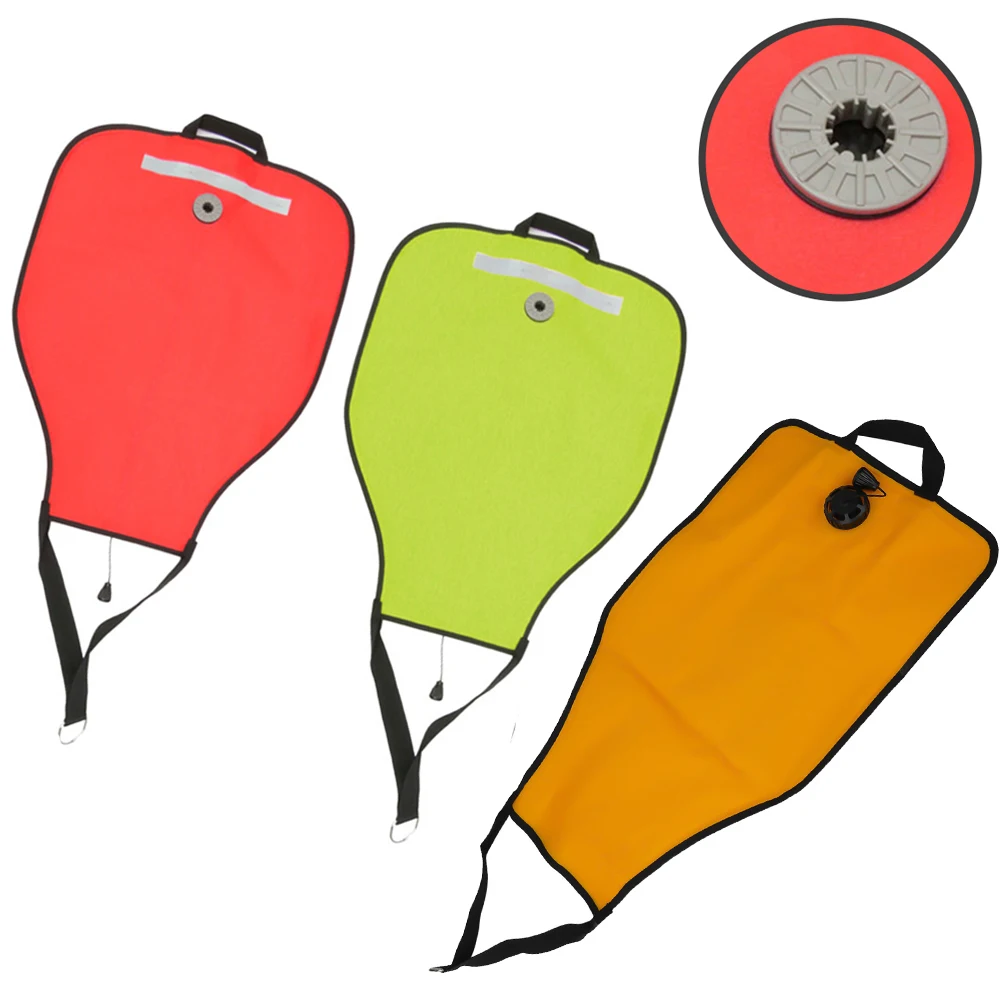 

Scuba Lift Bag 50Lbs 30LBS High Visibility Foldable Nylon Buoyancy Bag For Diving With Pressure Relief Valve Lift Bag