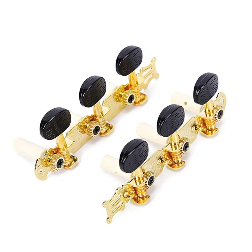 L R Guitar String Tuning Pegs Classical Replacement Guitar Parts & Accessories Anti-rust Electroplating String Tuner Button