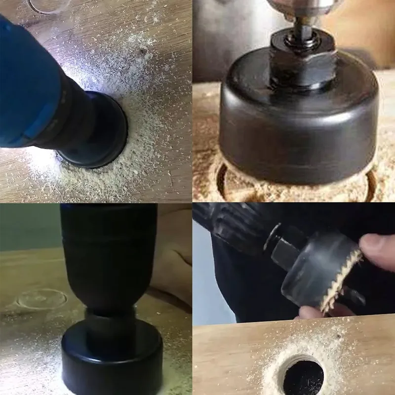 16pcs Hole Saw Set 19-127mm for Drywall, Wood, PVC, Density Board, Metal Cup Drill Woodworking Tools​