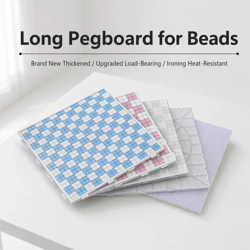 2.6mm Fuse Bead Pegboard, 104×104 Pegs High Temperature Resistant DIY Craft Bead Board, Heat Insulation Anti-Deformation r