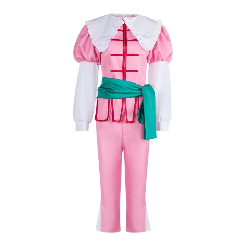

XT8Anime Maria Renard Cosplay Pink Costume Uniform Women Halloween Carnival Party Roleplay DressXT6@!