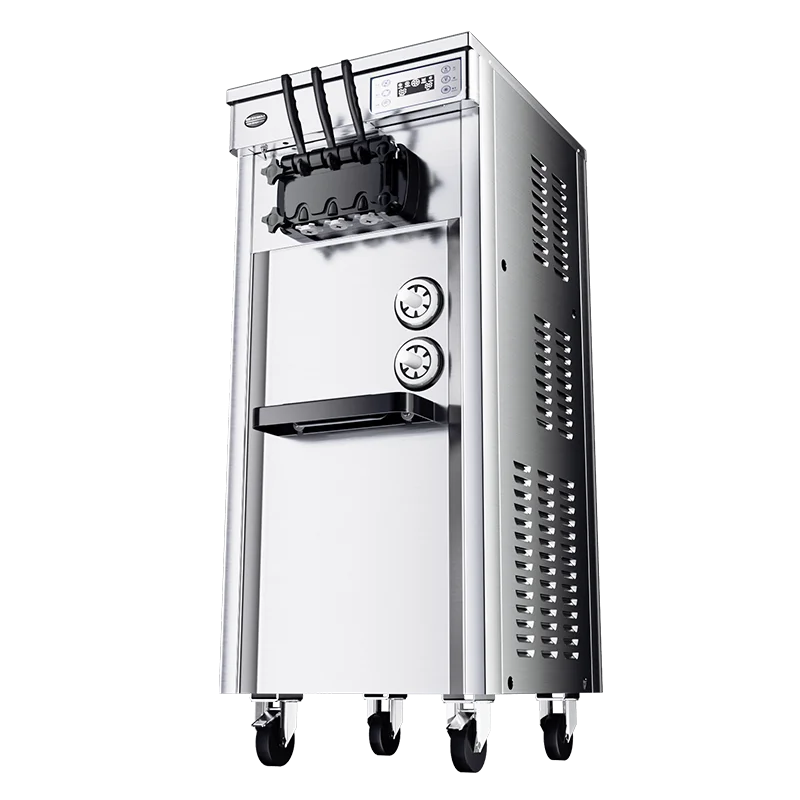 

Ice cream machine Commercial automatic yogurt cone machine Large capacity vertical no-cleaning soft ice cream machine