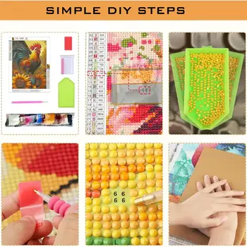 10 best sales Diamantmalerei mit weißem Tiger - №6