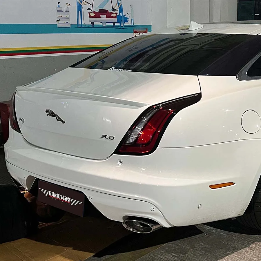 ท่อไอเสียเหมาะสําหรับ Jaguar XJL 2010-2019 5.0 รูปไข่ท่อไอเสียสแตนเลสหัวฉีดอุปกรณ์เสริมภายนอกรถยนต์