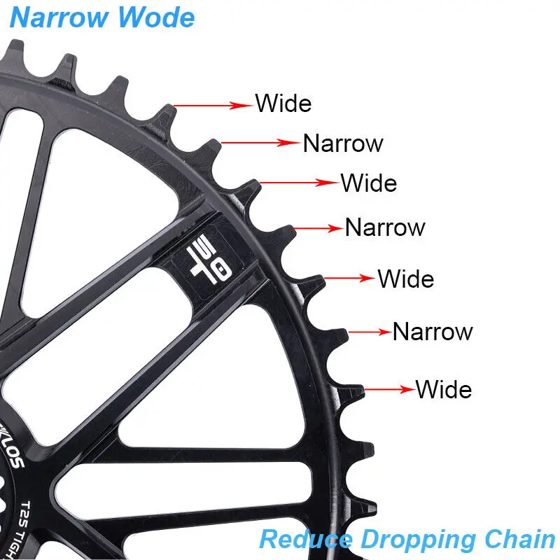 BUCKLOS Direct Mount Chainring for SHIMANO Road Bike Chainring 48-32T 50T Single Double Speed Folding Bicycle Chainwheel view 3