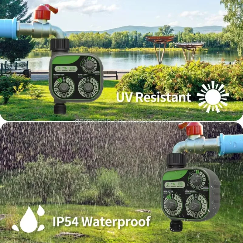 Sistema di irrigazione automatico intelligente per irrigazione da giardino agricolo, timer per tubi dell'acqua