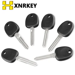 Xnrkey transponder chave em branco para hyundai accent sonata nf elantra ix35 tucson verna caso chave do carro escudo substituição