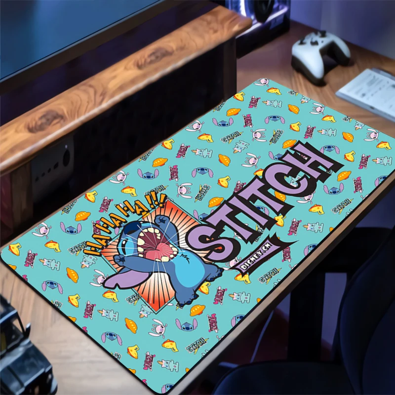 S-Stitchs Mousepad New MousePads Keyboard Pad Mouse Mat Gamer Soft Office Carpet Table Mat Desktop PC HD cartoon Large Mouse Pad