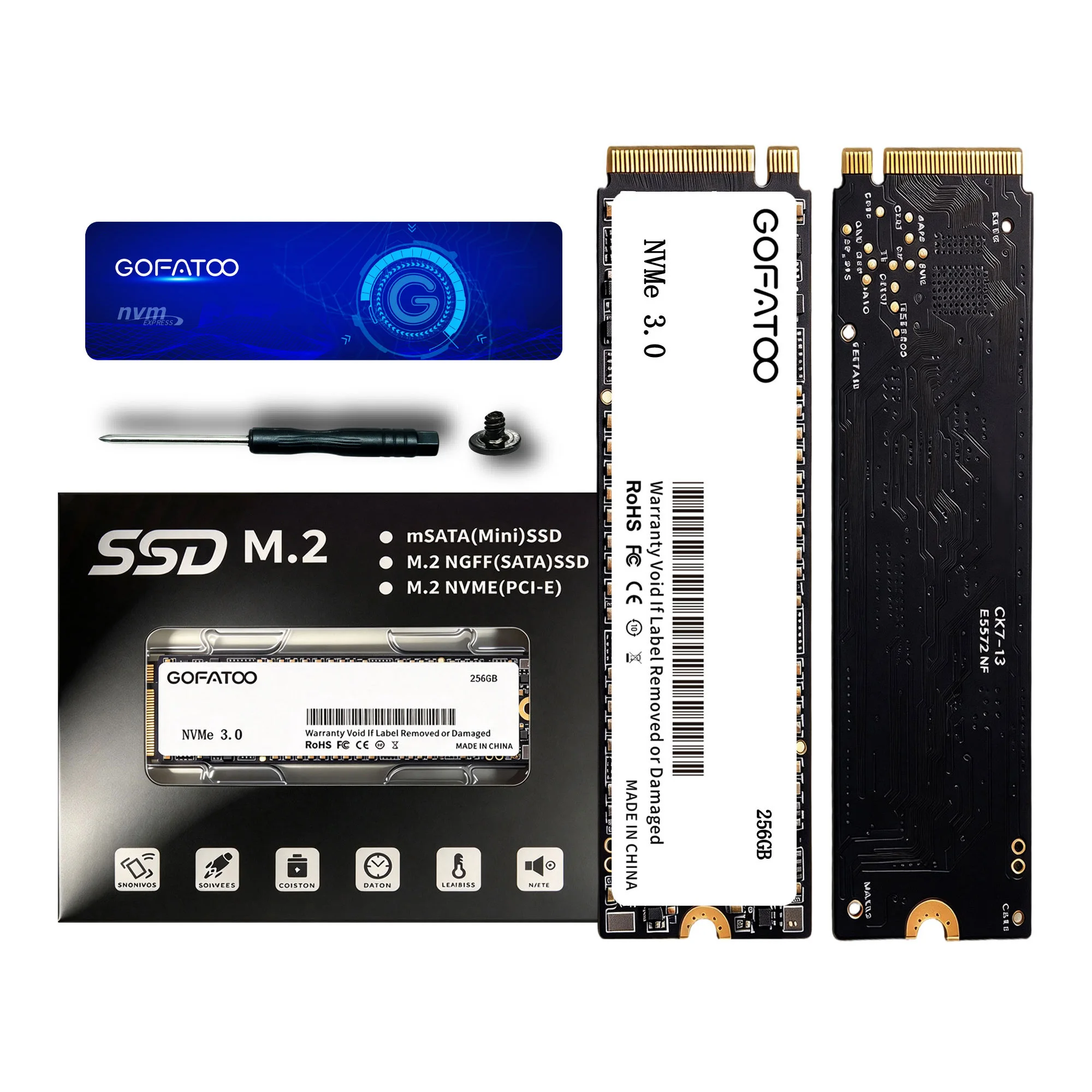 gofatoo-ssd-nvme30-m2-2280-pcie-30-gen3×4-unita-a-stato-solido-interna-256gb-512gb-1tb-2tb-3560mb-s-per-laptop-desktop-gaming